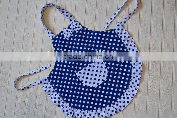 Wholesale Baby Clothing Polka Dot Pattern High Quality Cotton Baby Apron