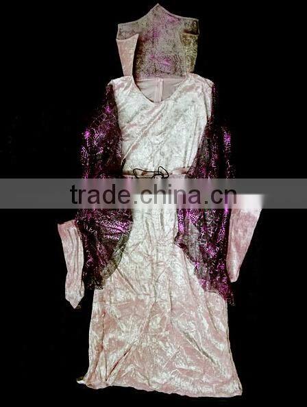 Halloween cosplay Black demon pink vampire costume