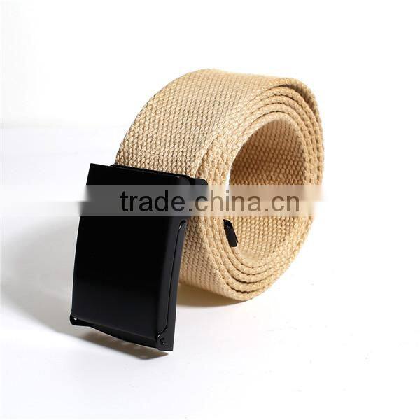 Canvas Belt Waistband Black Khaki