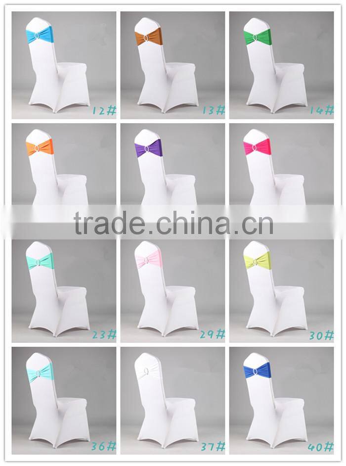 Big Discount Lavender Lycra Chair Bands with Round buckle Lycra Chair Cover Sash Bands for Weddings Events Decoration