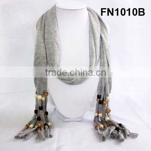 Wholesale jewel scarf with beads