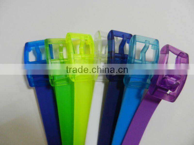 fashion color silica gel belts
