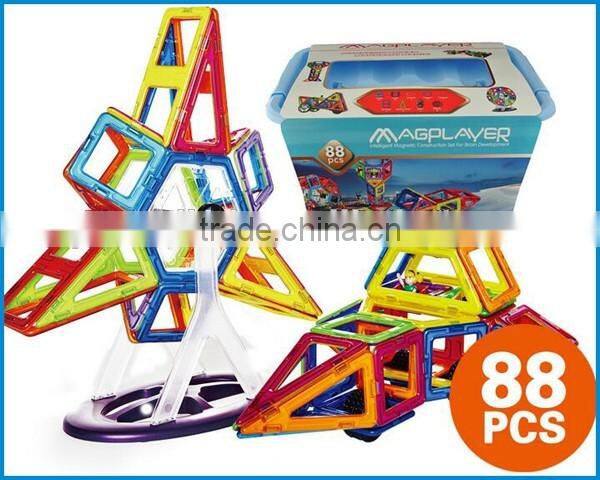 Intelligent magnetic construction set toys for brain development