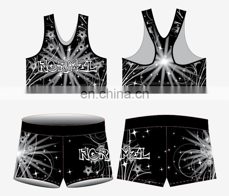 Sublimated custom kids dancewear wear girls fitness clothes