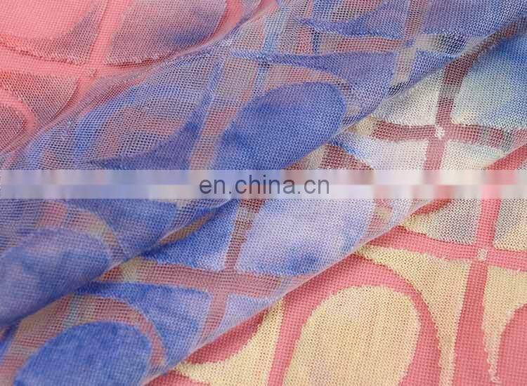 China Textile Customized design colorful dyed polyester rayon spandex fabric
