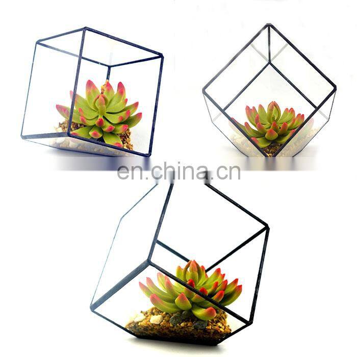 glass terrarium geometric glass terrarium wholesale