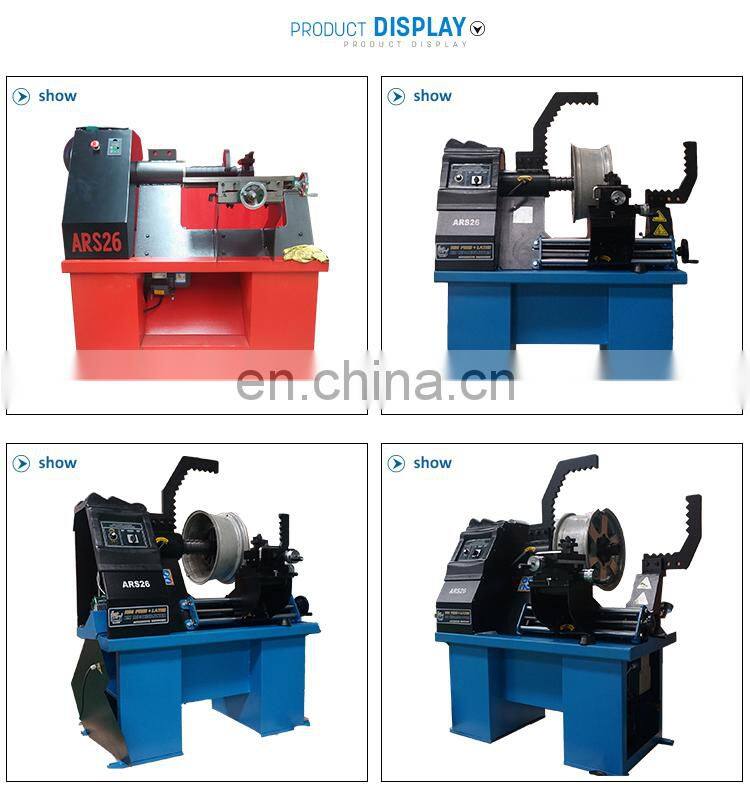 ARS26 Alloy Wheel Rim Straightening Machine wheel can be repaired quickly