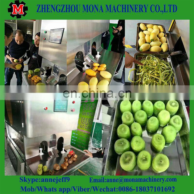 Fruit Peeling Machine for Lemon/ Orange/Melon, Auto Fruit Peeler and Cutter on Sale