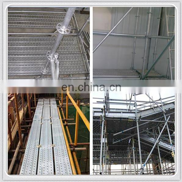 Tianjin Shisheng MTS Certified Scaffolding Perforated Galvanized Steel Walkway Plank