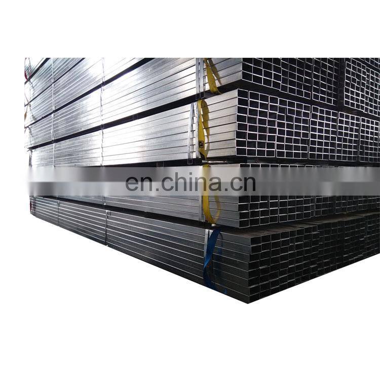 Manufacturer supply galvanized construction rectangular tube