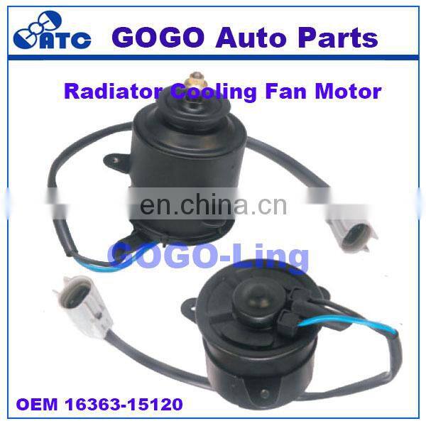 GOGO air conditioning Radiator and Condenser Cooling Fan Motor AIR BLOWER Motors for TY OEM 16363-15120