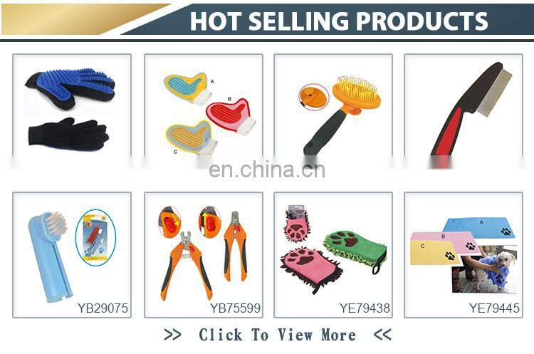 Double sided pet dog brush for grooming