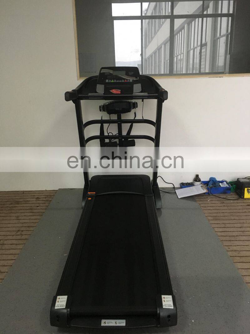 Multifunctional DC 3.25HP Blue Screen Display Calories Heart Rate Stay Healthy Running Machine Home Use Treadmill