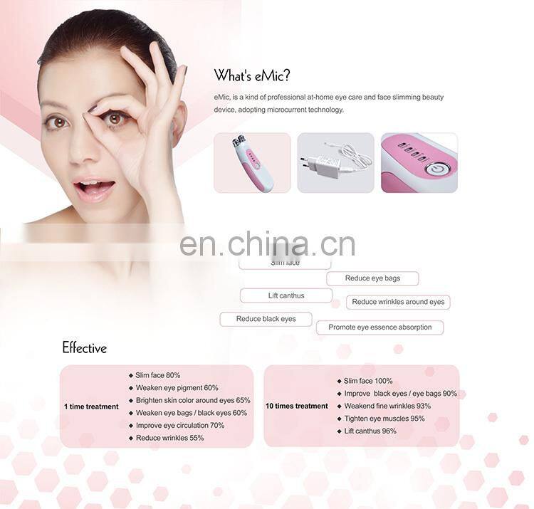 whole sale Home use micro current face massage lymphatic drainage device at family use