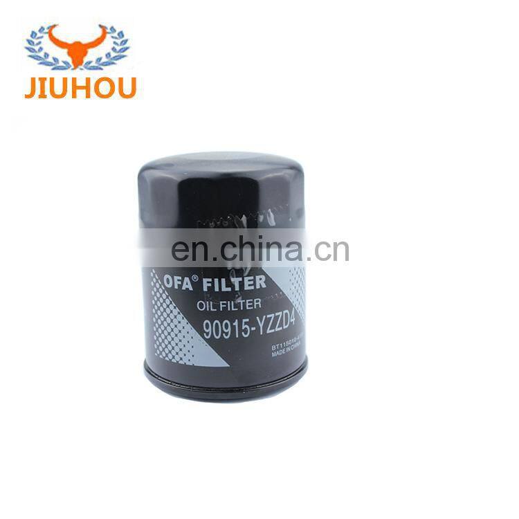 Hot sale high quality factory price oil filter for car engine 90915-YZZD4