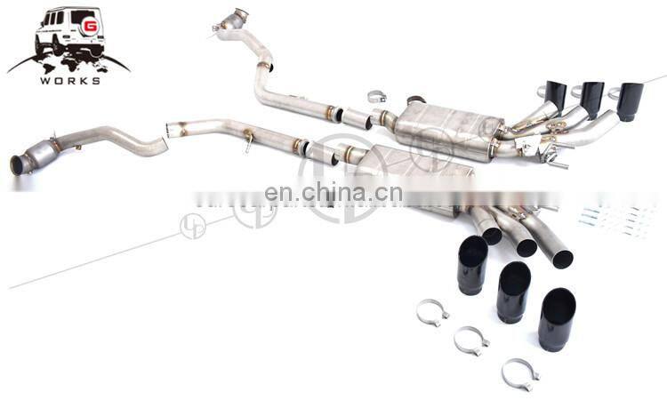W464 exhaust system for G-class W463A G500 G63 2018-2020y original exhaust system with 6 end pipes and valve control