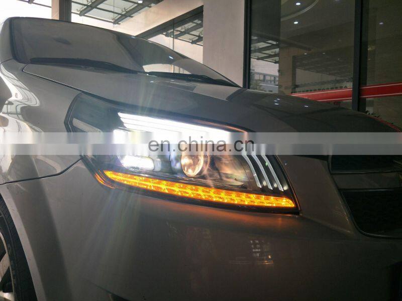 Yellow LED Dynamic Turning Light Modify Headlamp For Chevrolet Lova 2004