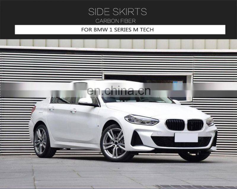 JC Sportline Carbon Fiber F52 M TECH Side Skirts for BMW 1 Series Sedan 2019 2020