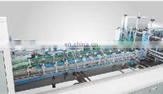 Automatic folder gluer machine for different paper boxes making folding