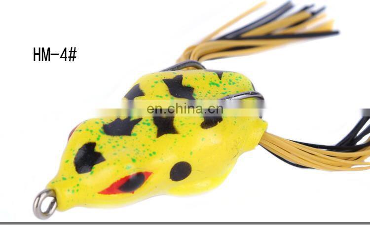Hot sell 7g 9g 10g soft fishing lures topwater saltwater soft plastic fishing lure frog bait