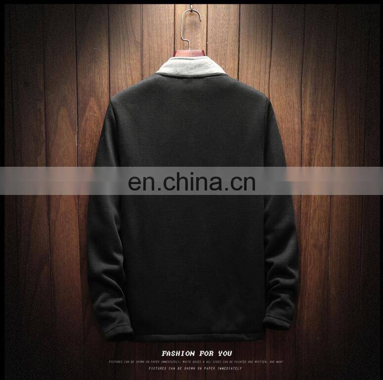 Winter Stylish Militar Bubble Invierno Men Faux Fur Chaquetas Para Hombre Denim Jeans Long Coats Sweater Collar Jacket