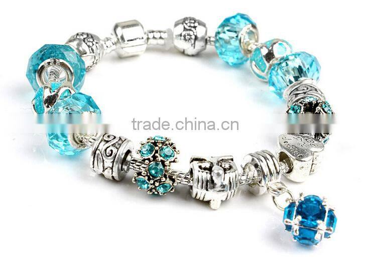 women jewelry bead bracelet european charm bead bracelet
