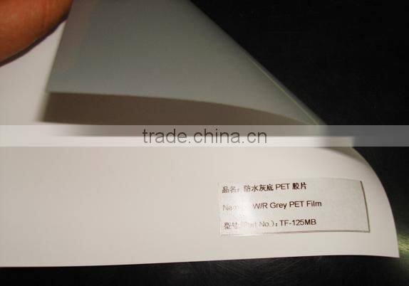 grey back PET film for display stands, roll up banner, pet film for inkjet plotter, Naisi Digital