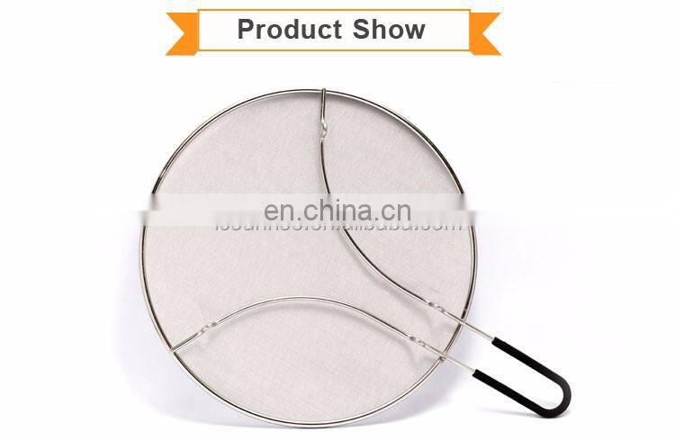 Stainless Steel Fry Pan Splatter Screen Guard