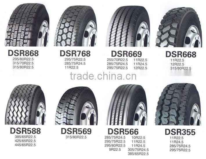 China famous brand Doublestar truck tyre 11R22.5
