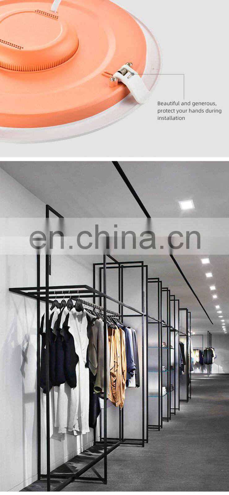 HUAYI High Performance SMD Recessed 3w 6w 10w 15w 18w 20w Square Round Indoor Living Room LED Panel Light