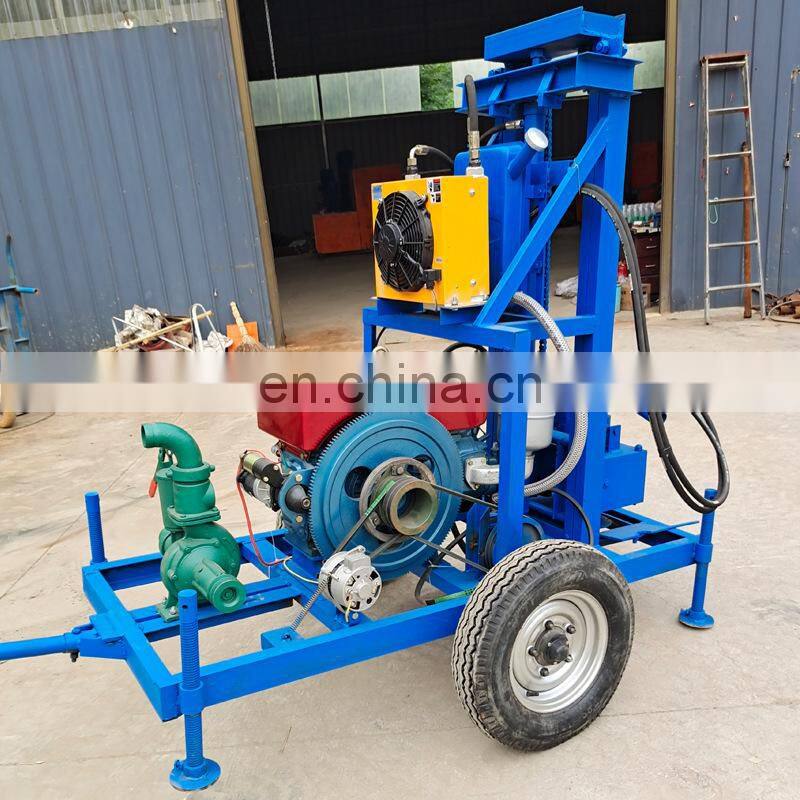 High Quality Diesel Drilling Rig / Hydraulic Water Well Drilling Rig