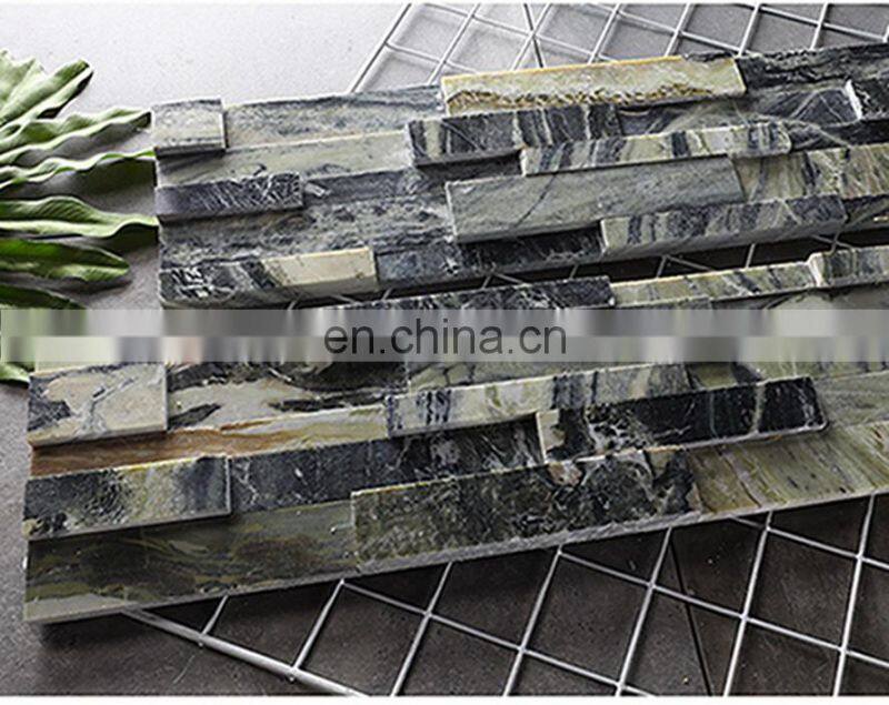 decorative exterior wall culture stone marble cladding slate covering classic wall tiles finish in black spanish