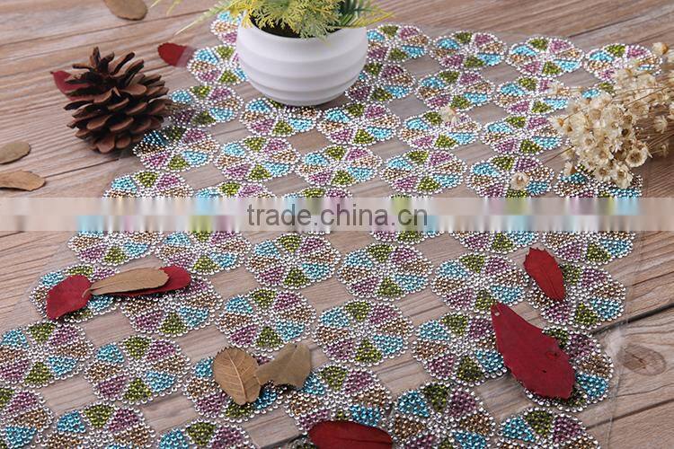 China Clothing Decoration Flower Rhinestone Stickers Rhinestone Blanket