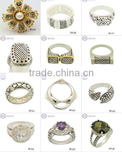 Luxury Silver Pigeon Egg Shaped Gemstone Ring Design Mens