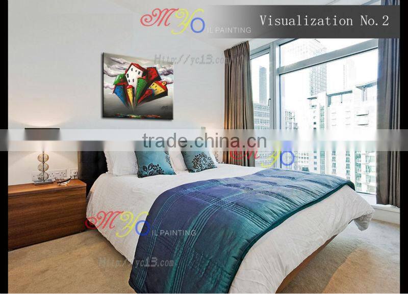 abstract sky huose oil painting on canvas for living room new design