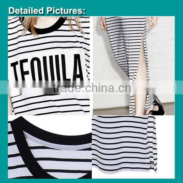2015 New arrival Summer Women Dresses For Mature Women Wear With High Vent from Direct Factory In China