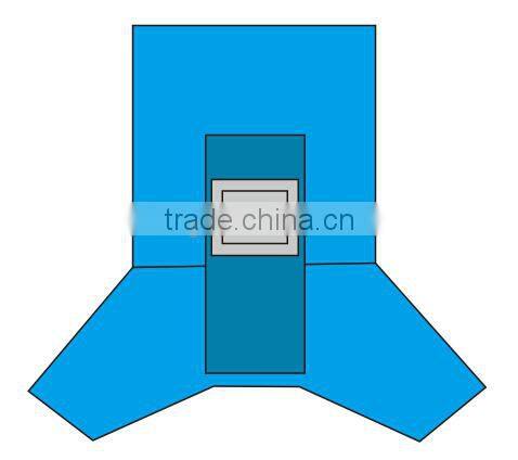 CE ISO FDA disposable surgical laparoskopy drape with integrated leggings