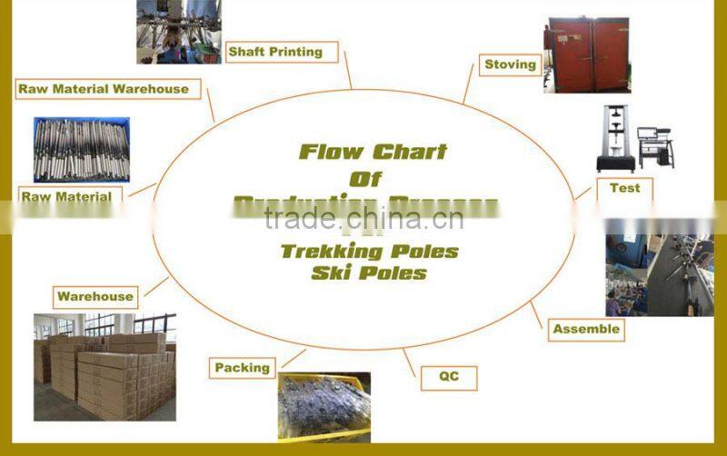 Alumin Alloy 6061 Fast Flik Lock 5 Foldable Walking Stick