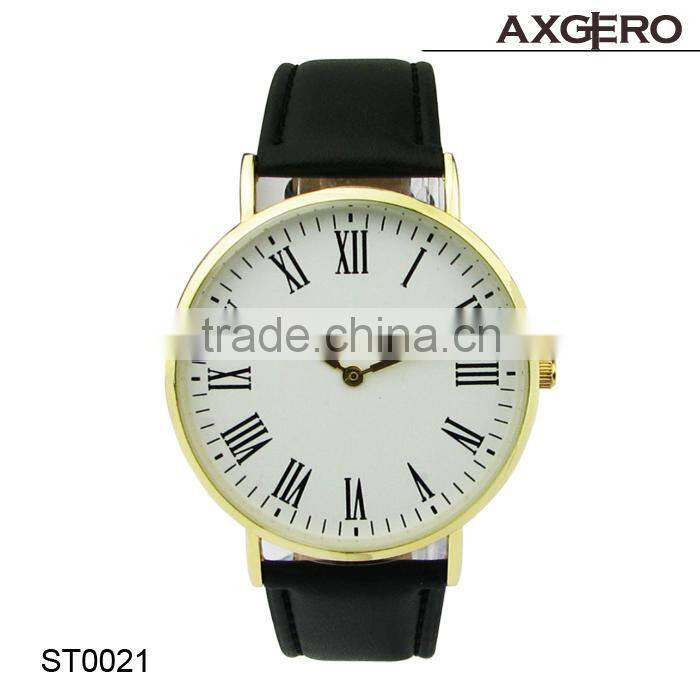 2015 china supplier Vogue design fashion sport watches men leather watch