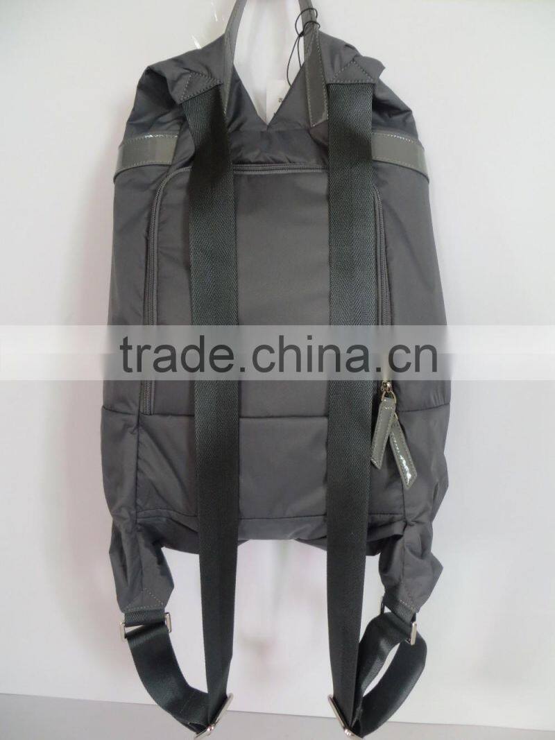 high quality fashion waterproof gray backpack men