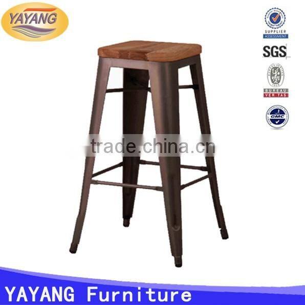 Hot sale Foshan factory popular metal frame bar stool in hotel furniture