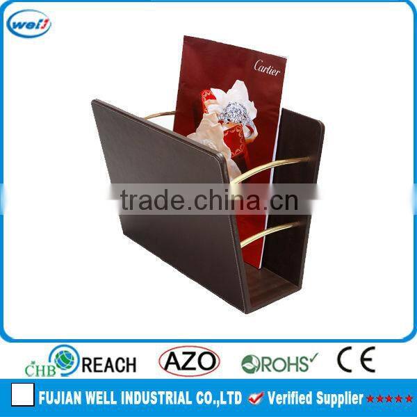 Office PU Leather Desktop File Organizer