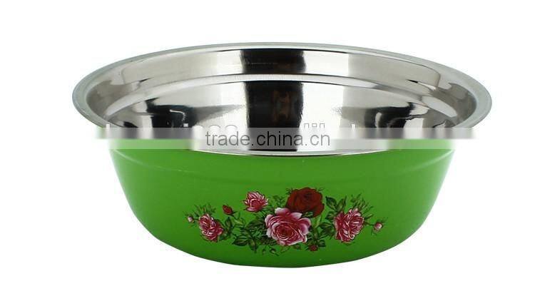 made in china wholesale stainless steel soup bowl/ colored salad bowl/ tableware