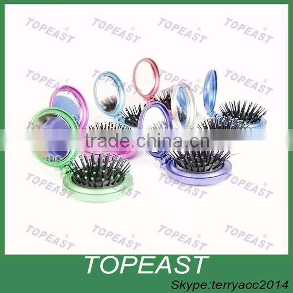 Body Benefits Pop-Up Hairbrush with Mirror