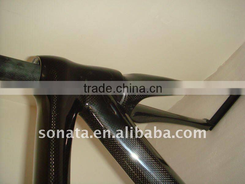 580mm 3k carbon bicycle frame