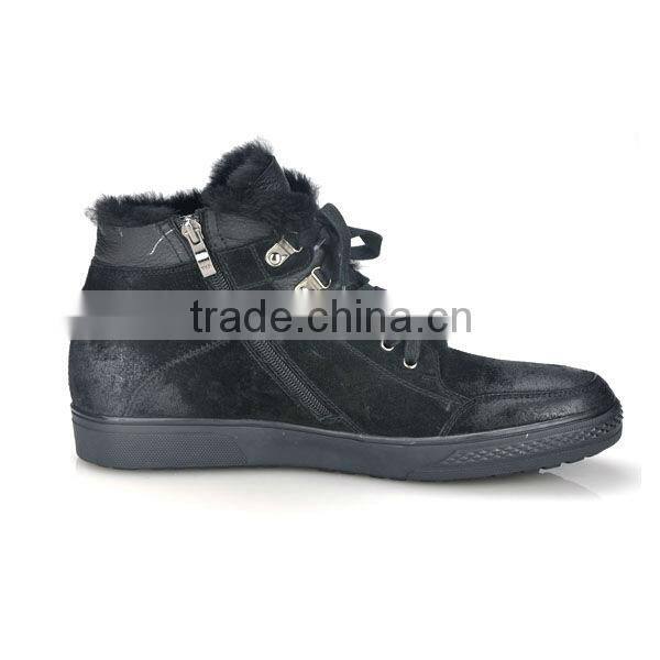 Men casual leather sole boots