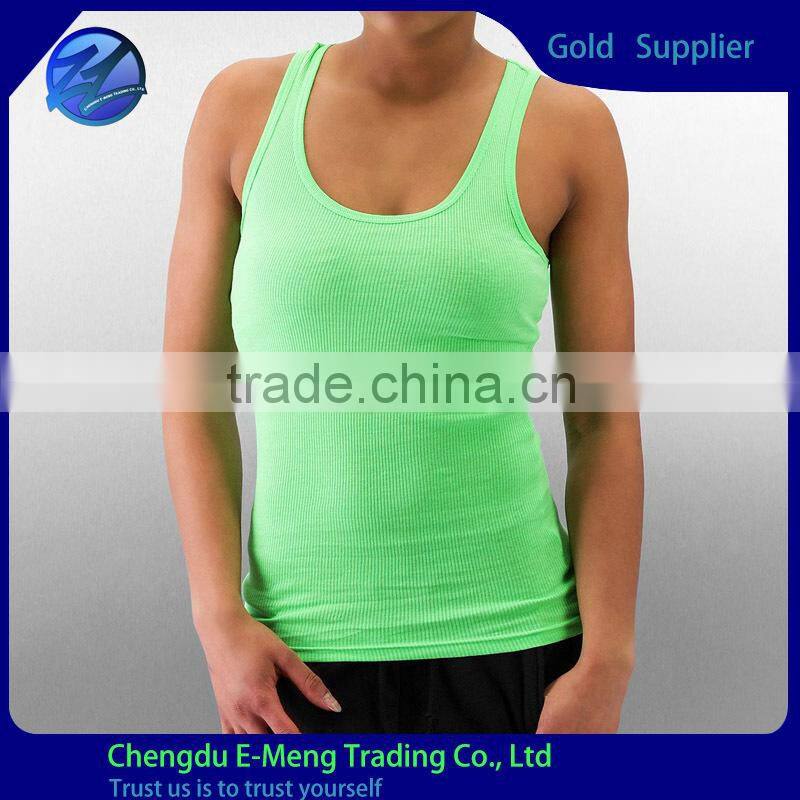 Custom made Wholesale Top Quality Tank Tops 100% Cotton