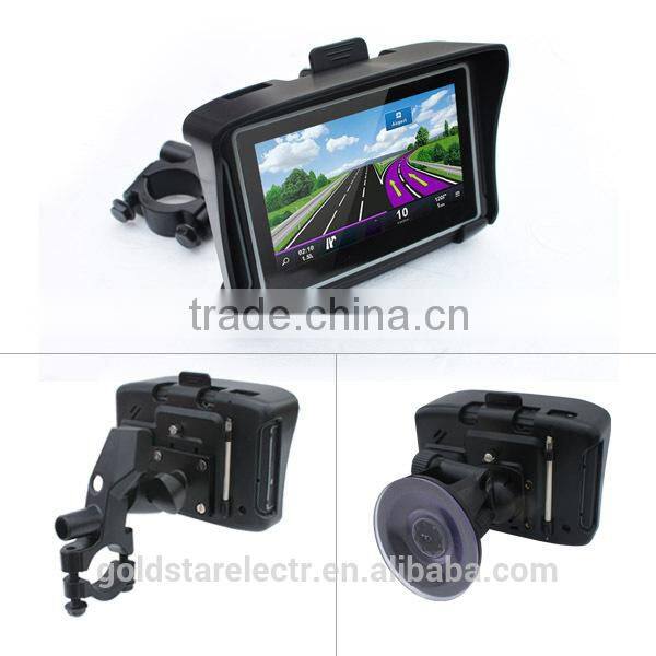 Waterproof IPX-7gps navigator 4.3 inch Motorcycle GPS navigation/Motorcycle navigator