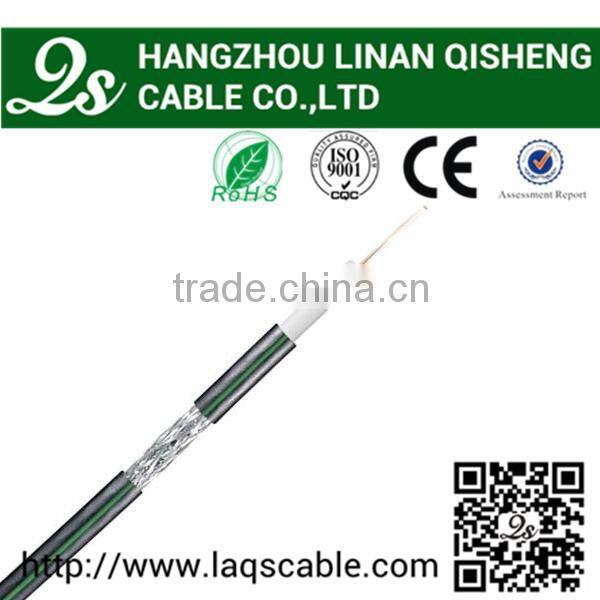 Factory outlet rg6u triple coaxial cabl outdoor used MOQ 20KM fast delivery rg59 coaxial cable in china