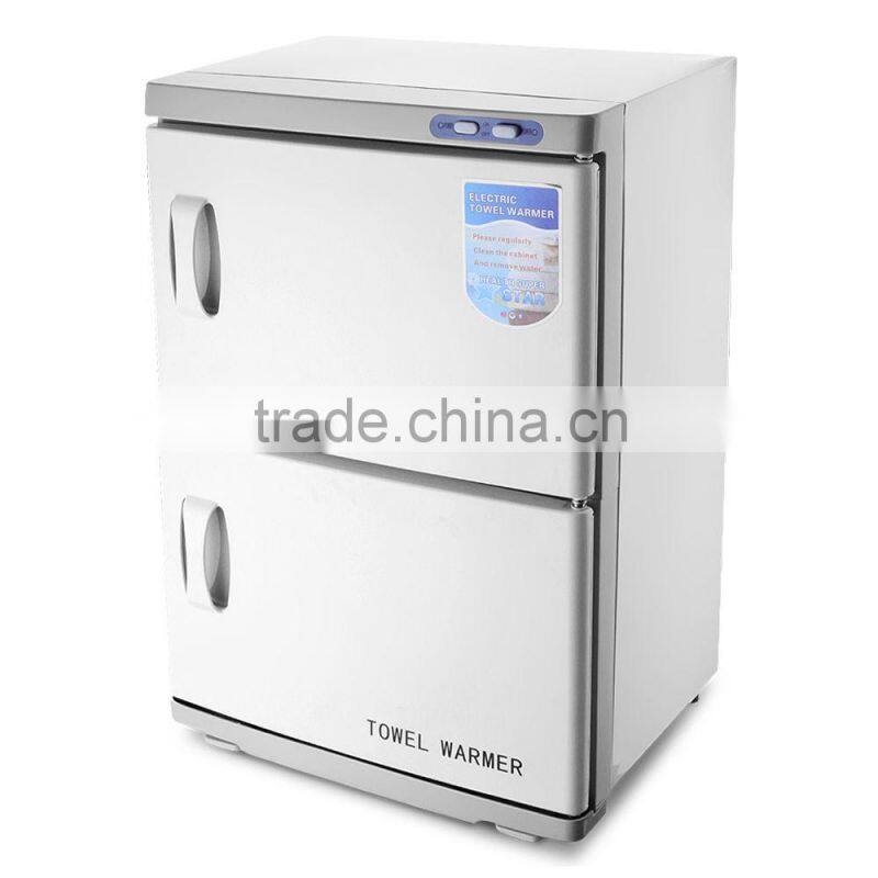 VY-46A 46L Dual chambers hot towel cabinet uv sterilizer